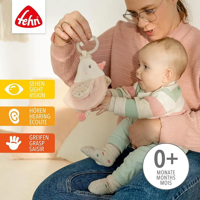 Carticica din plus pentru bebelusi - Pasare pastel [1]