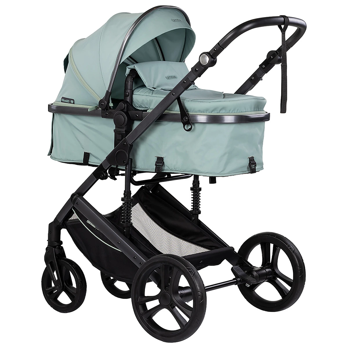 Carucioare 2 in 1 - Carucior Chipolino Amore 2 in 1 matcha 0 luni