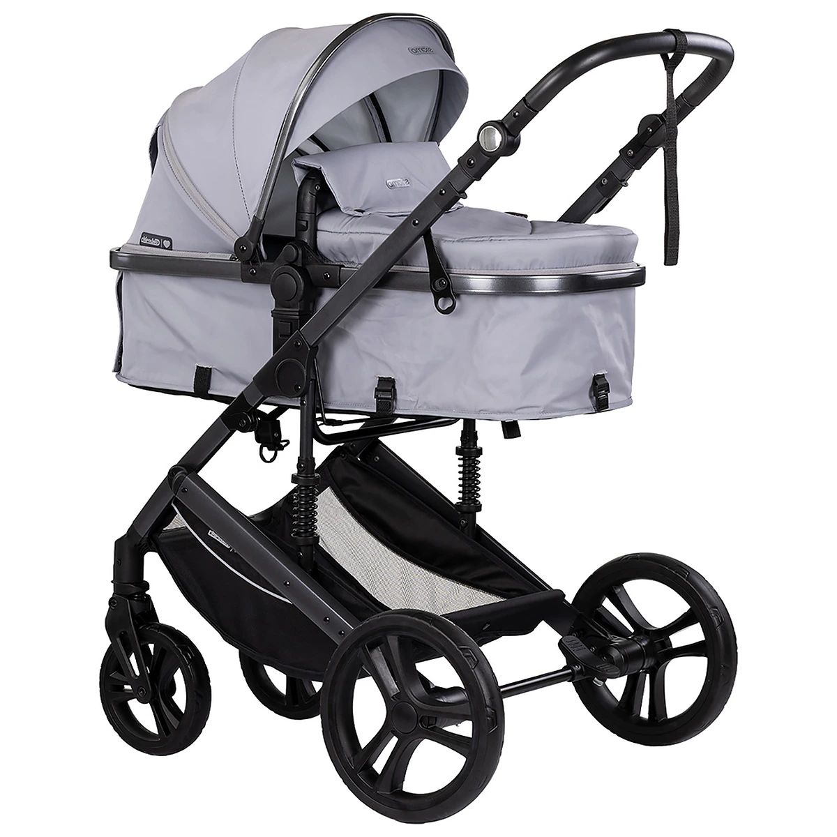 Carucioare 2 in 1 - Carucior Chipolino Amore 2 in 1 platinum 0 luni