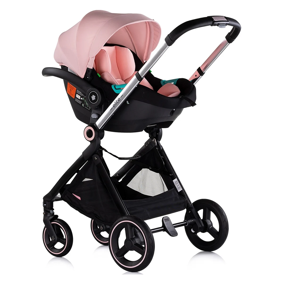 Carucior Chipolino Elite 3 in 1 pink marshmallow 0 luni [14]