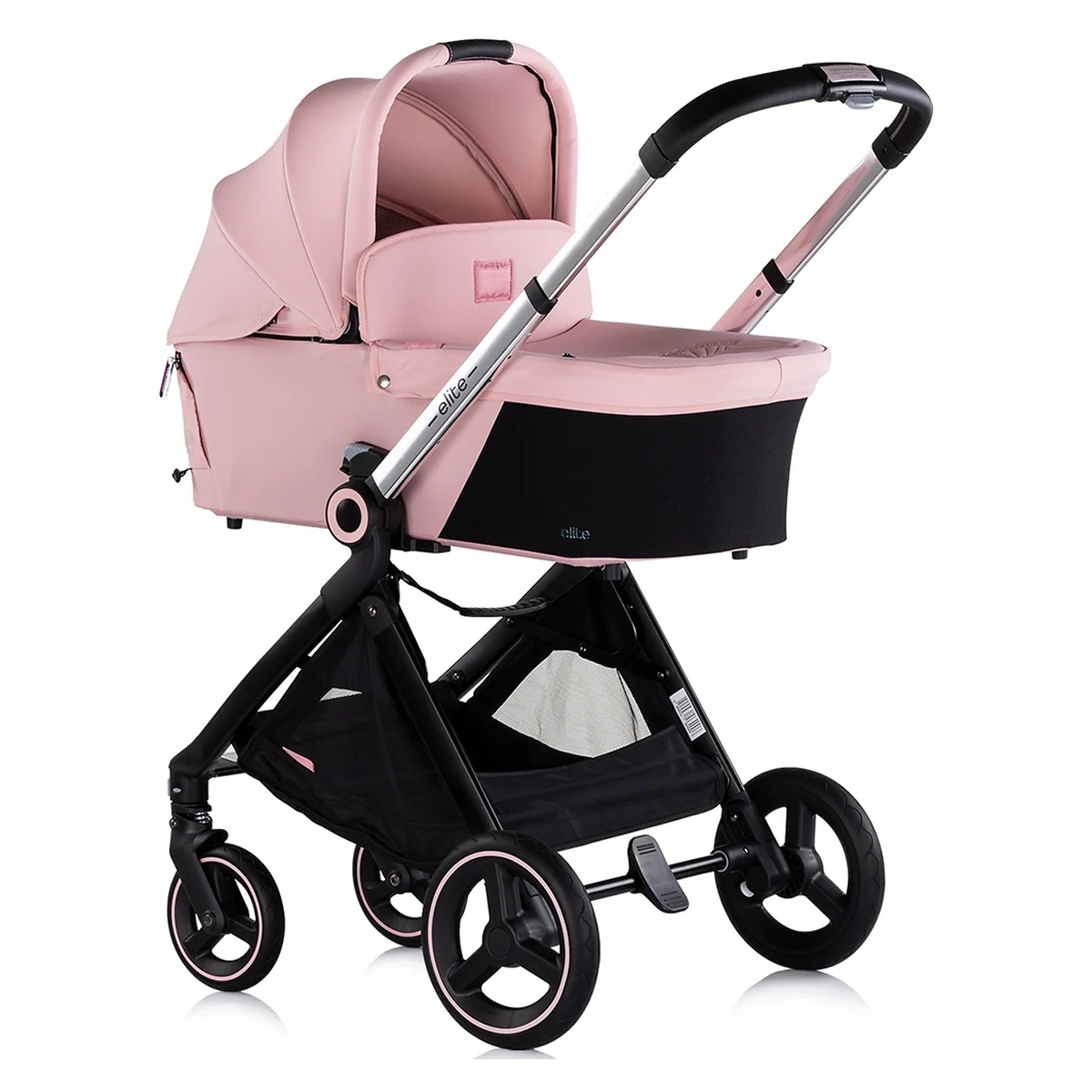 Carucior Chipolino Elite 3 in 1 pink marshmallow 0 luni [1]
