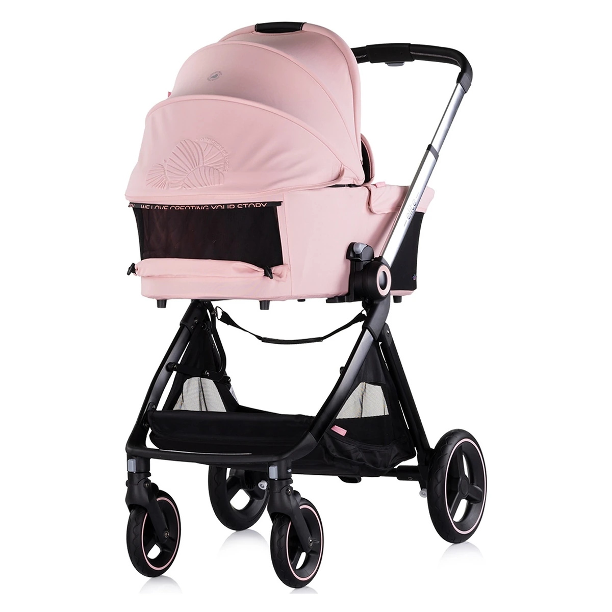 Carucior Chipolino Elite 3 in 1 pink marshmallow 0 luni [15]