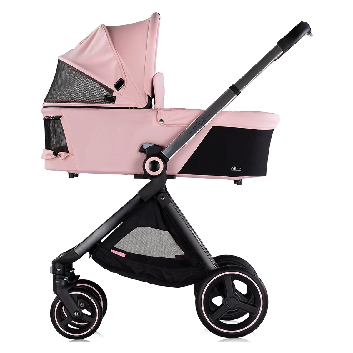 Carucior Chipolino Elite 3 in 1 pink marshmallow 0 luni [4]