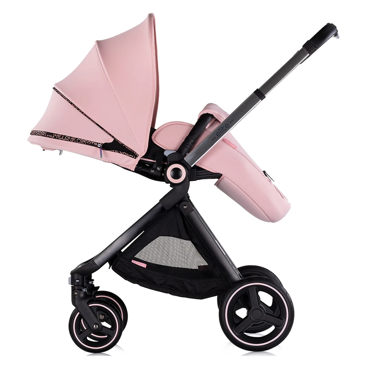 Carucior Chipolino Elite 3 in 1 pink marshmallow 0 luni [11]