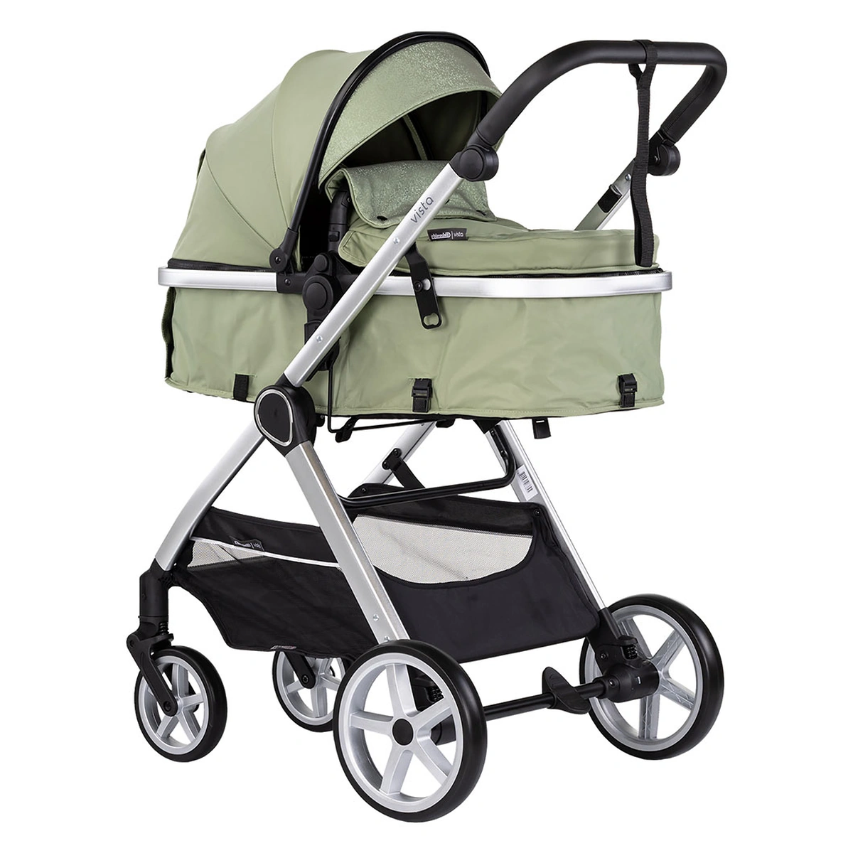 Carucioare - Carucior Chipolino Vista 2 in 1 basil