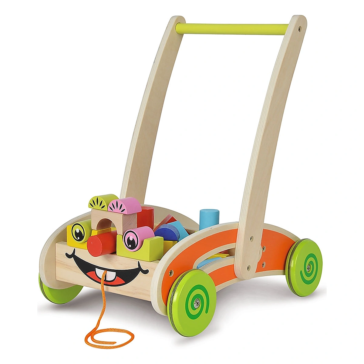 Antemergatoare - Carucior Eichhorn Activity Walker cu 35 cuburi