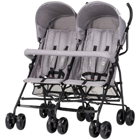 Carucioare sport - Carucior gemeni Chipolino Double Point, Cloud