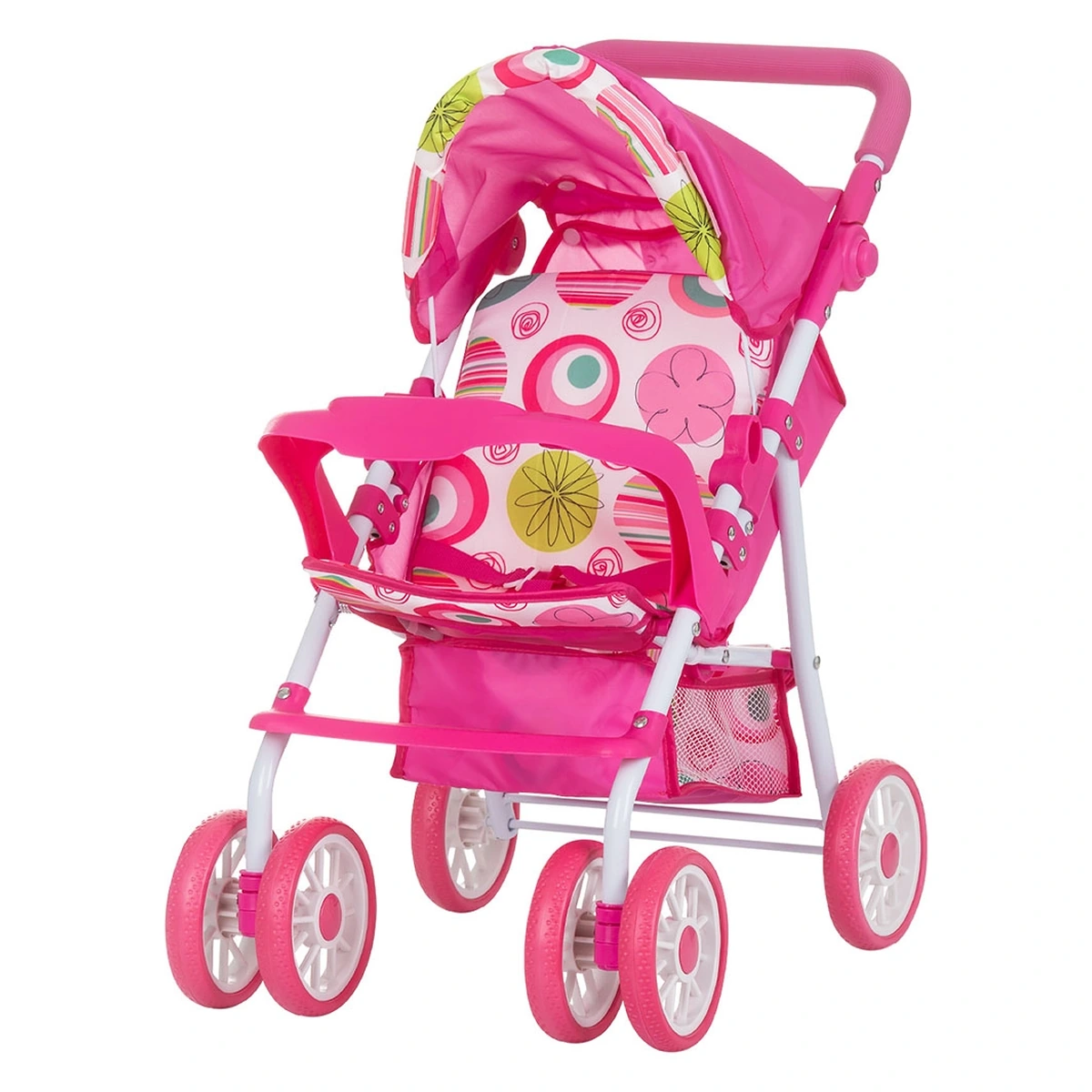 Papusi - Carucior papusi stabil cu roti duble si pliabil – 3+ ani