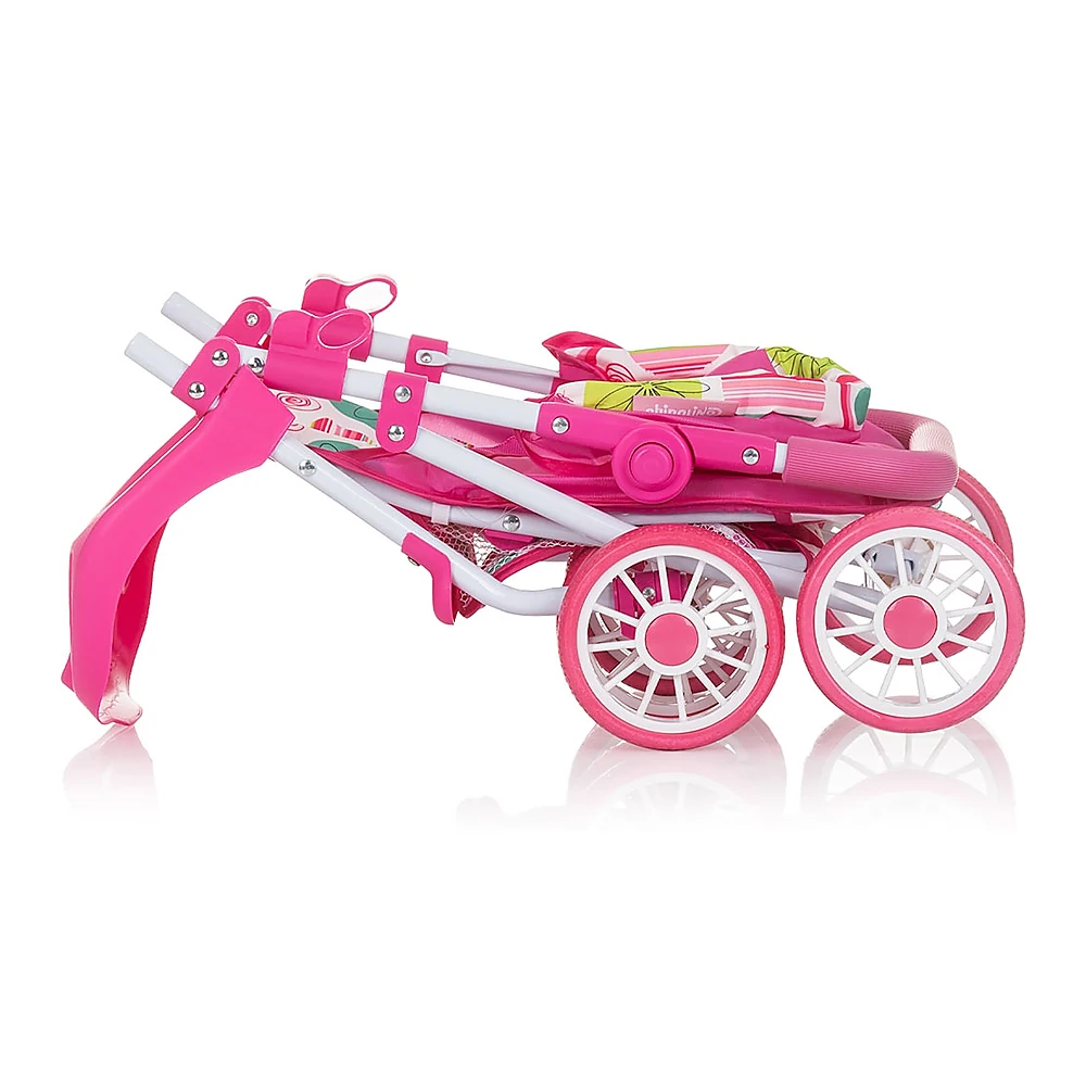 Carucior papusi stabil cu roti duble si pliabil – 3+ ani [3]