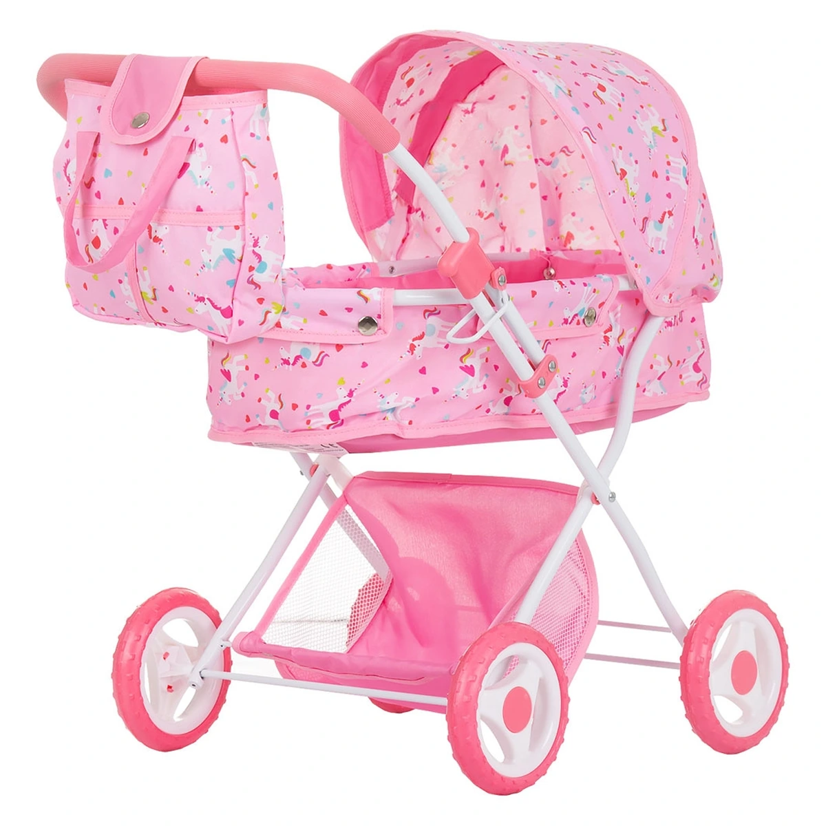 Papusi - Carucior pentru papusi Chipolino Dora unicorn