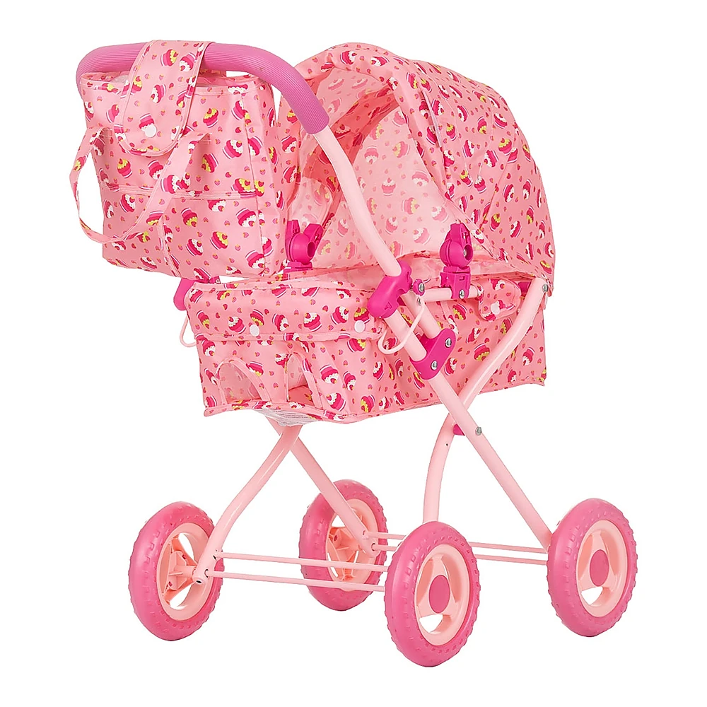 Papusi - Carucior pentru papusi Chipolino Emily cupcakes