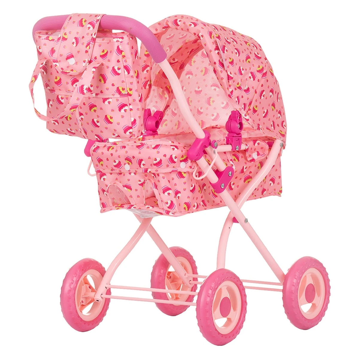 Papusi - Carucior pentru papusi Chipolino Emily cupcakes