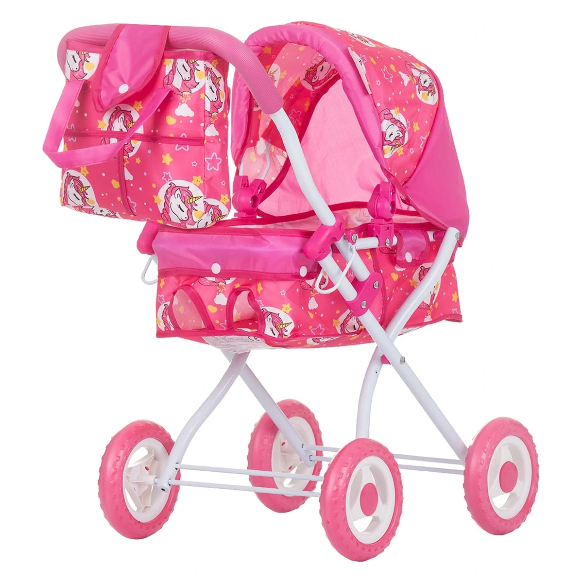 Papusi - Carucior pentru papusi Chipolino Emily unicorns