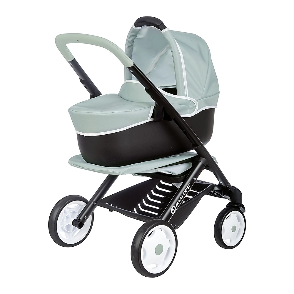 Jucarii - Carucior pentru papusi Smoby Maxi Cosi 3 in 1 albastru