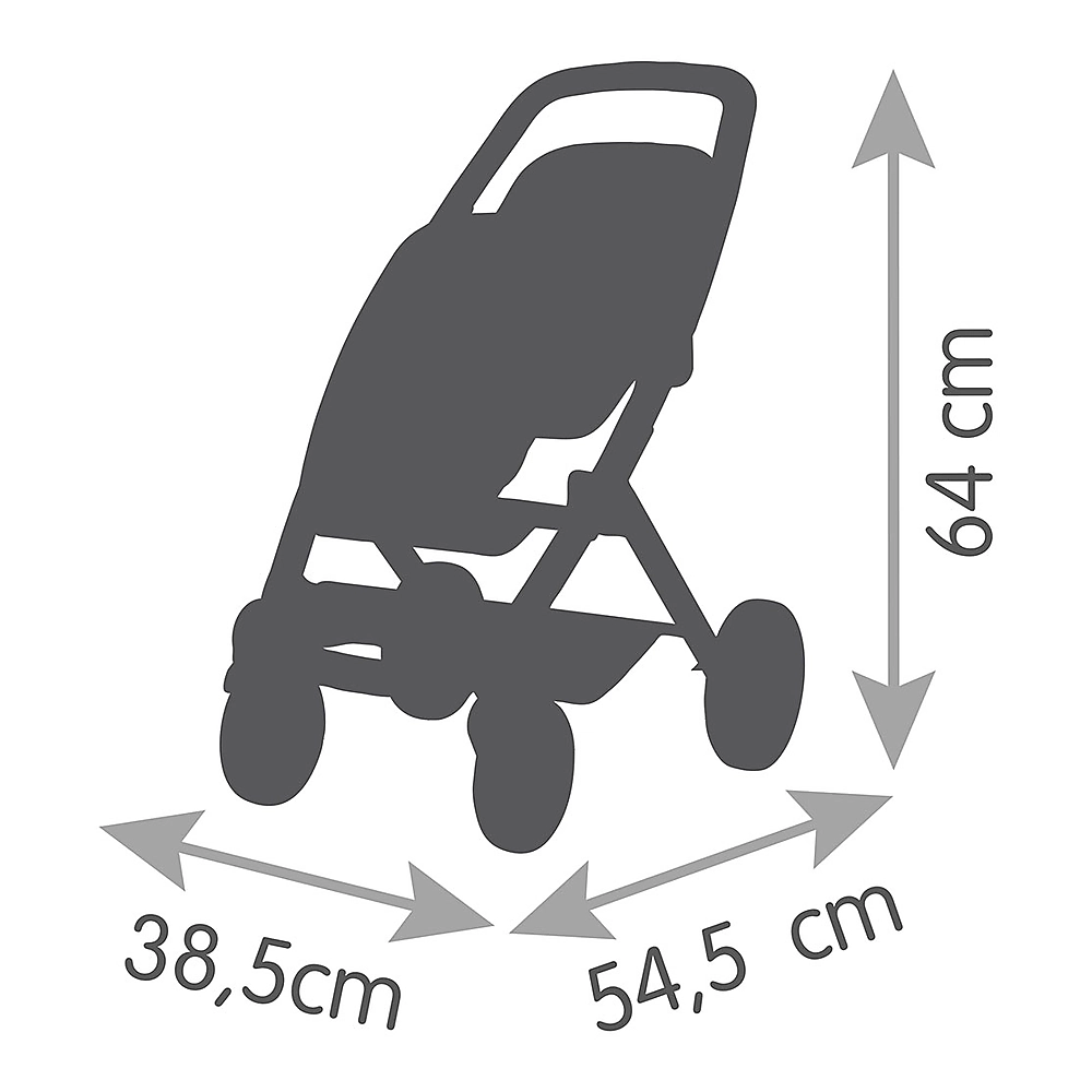Carucior pentru papusi Smoby Maxi Cosi Twin albastru [2]