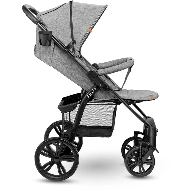 Carucior sport Annet Plus, De la nastere, Cu accesorii si capotina XXL reglabila, 0 - 22 Kg, Gri [9]