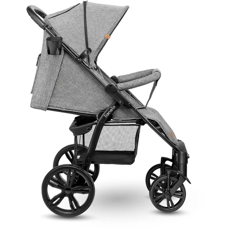 Carucior sport Annet Plus, De la nastere, Cu accesorii si capotina XXL reglabila, 0 - 22 Kg, Gri [4]