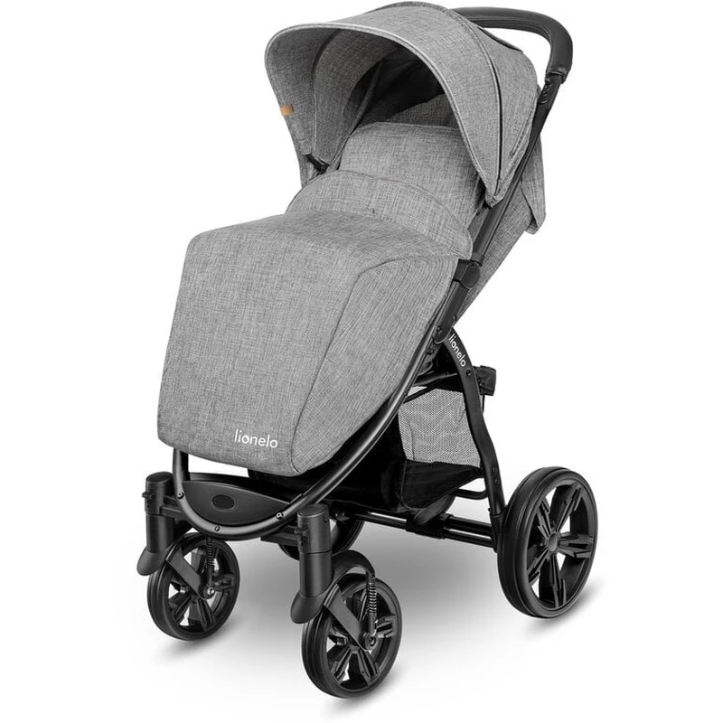 Carucior sport Annet Plus, De la nastere, Cu accesorii si capotina XXL reglabila, 0 - 22 Kg, Gri [14]