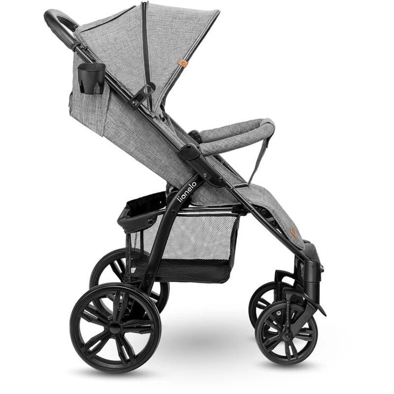 Carucior sport Annet Plus, De la nastere, Cu accesorii si capotina XXL reglabila, 0 - 22 Kg, Gri [10]