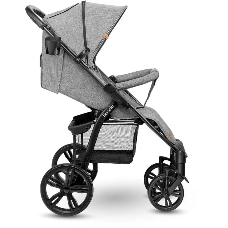 Carucior sport Annet Plus, De la nastere, Cu accesorii si capotina XXL reglabila, 0 - 22 Kg, Gri [5]