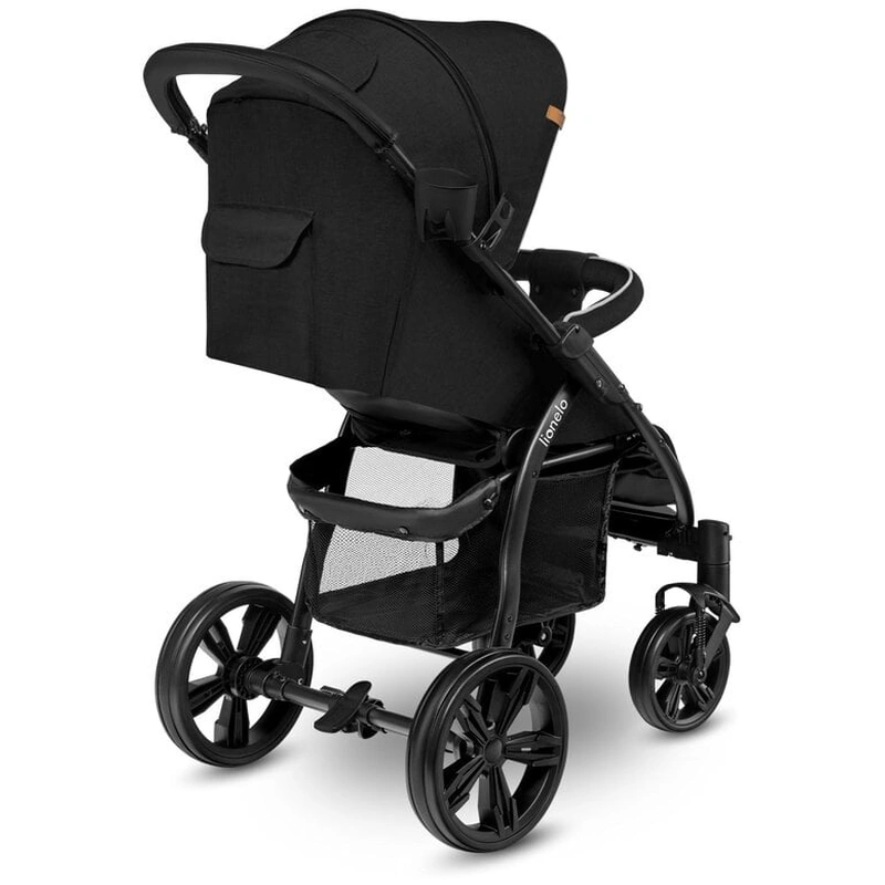 Carucior sport Annet Plus, De la nastere, Cu accesorii si capotina XXL reglabila, 0 - 22 Kg, Negru [15]