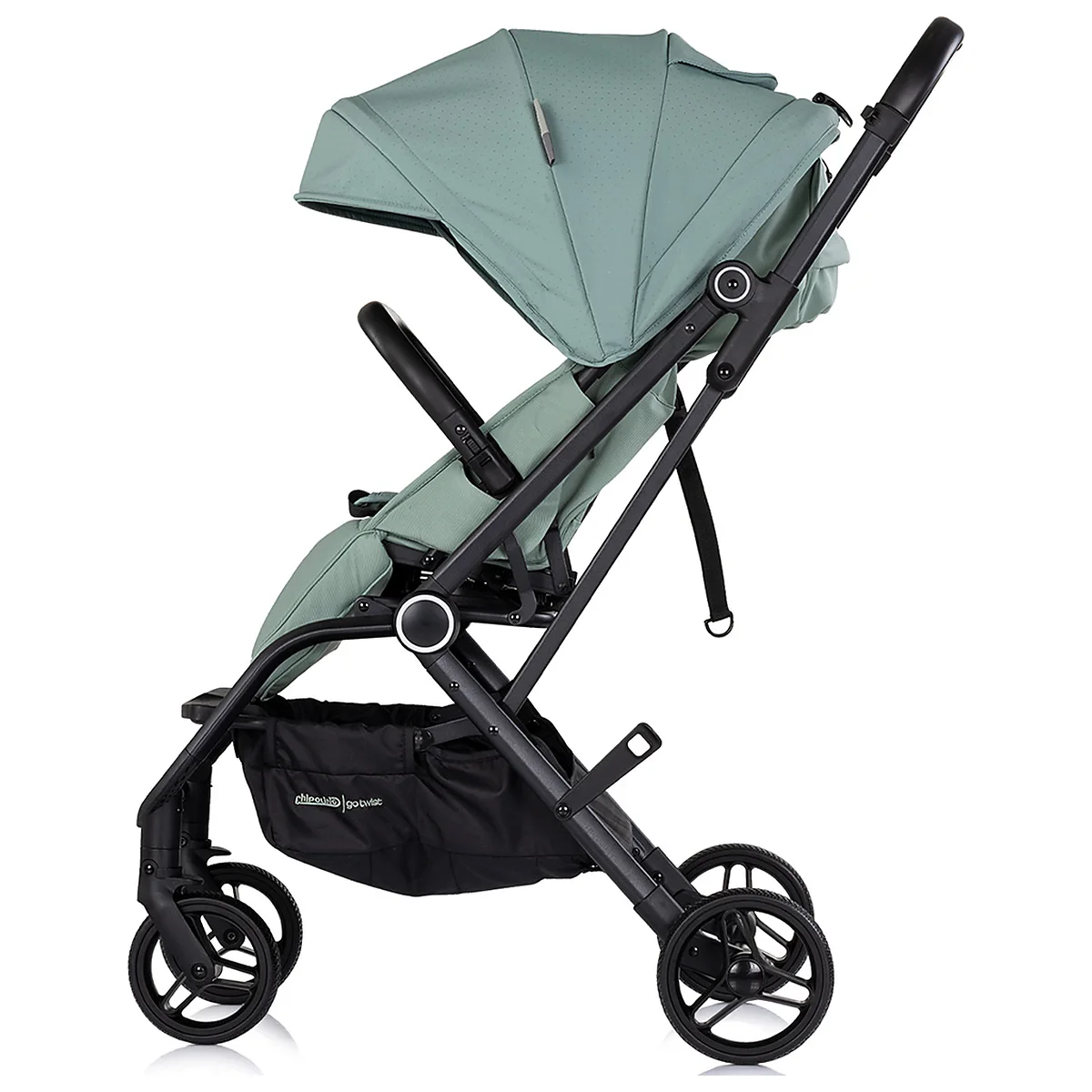 Carucior sport Chipolino Go Twist, cu sezut rotativ 360 grade, pliere cu o singura mana, pana la 22 kg, Matcha [1]