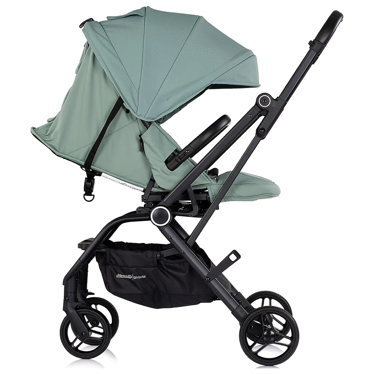 Carucior sport Chipolino Go Twist, cu sezut rotativ 360 grade, pliere cu o singura mana, pana la 22 kg, Matcha [4]