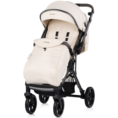 Carucioare sport - Carucior sport Chipolino Omnia cu maner reversibil si husa picioare, Cashmere