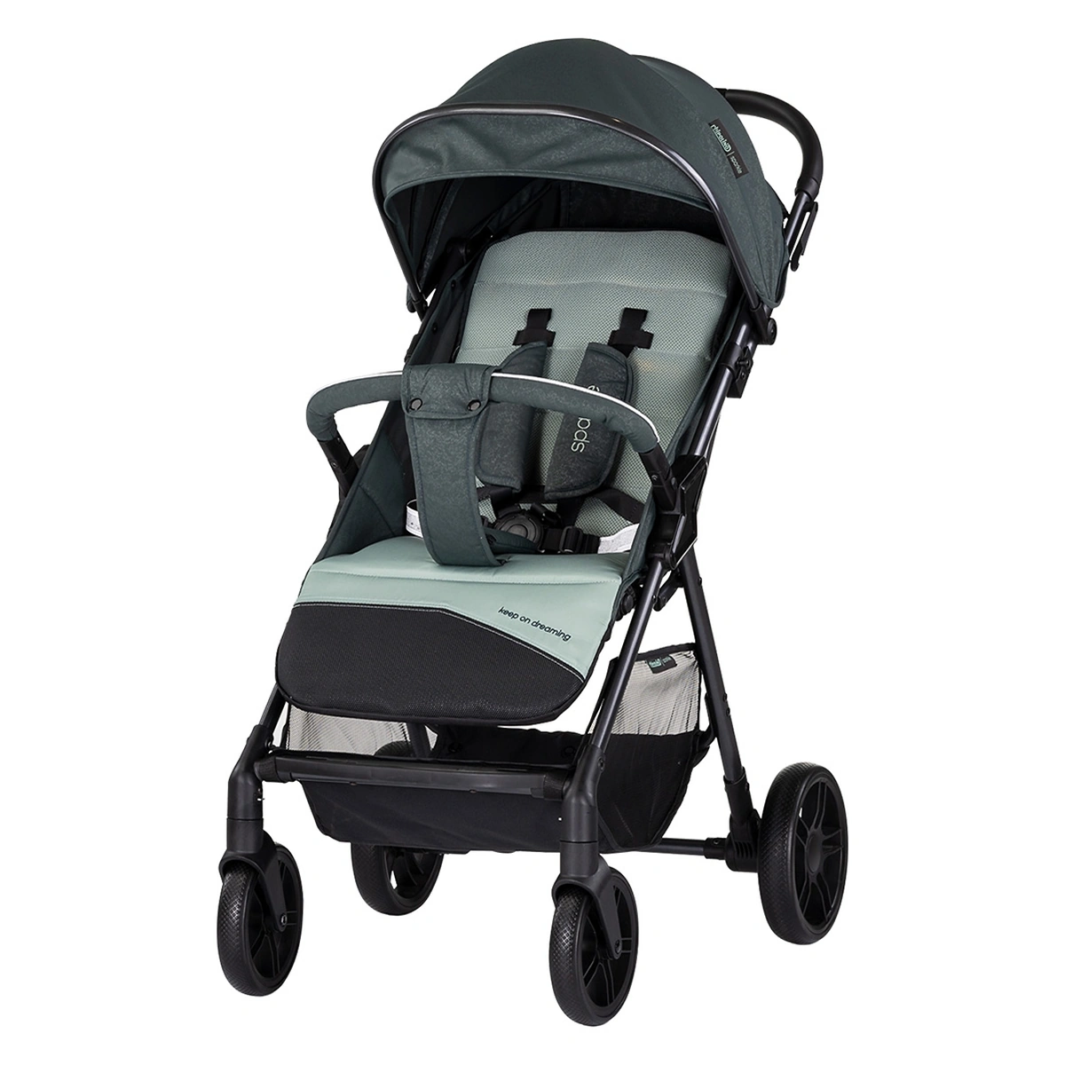 Carucioare sport - Carucior sport copii Chipolino Sparkle basil