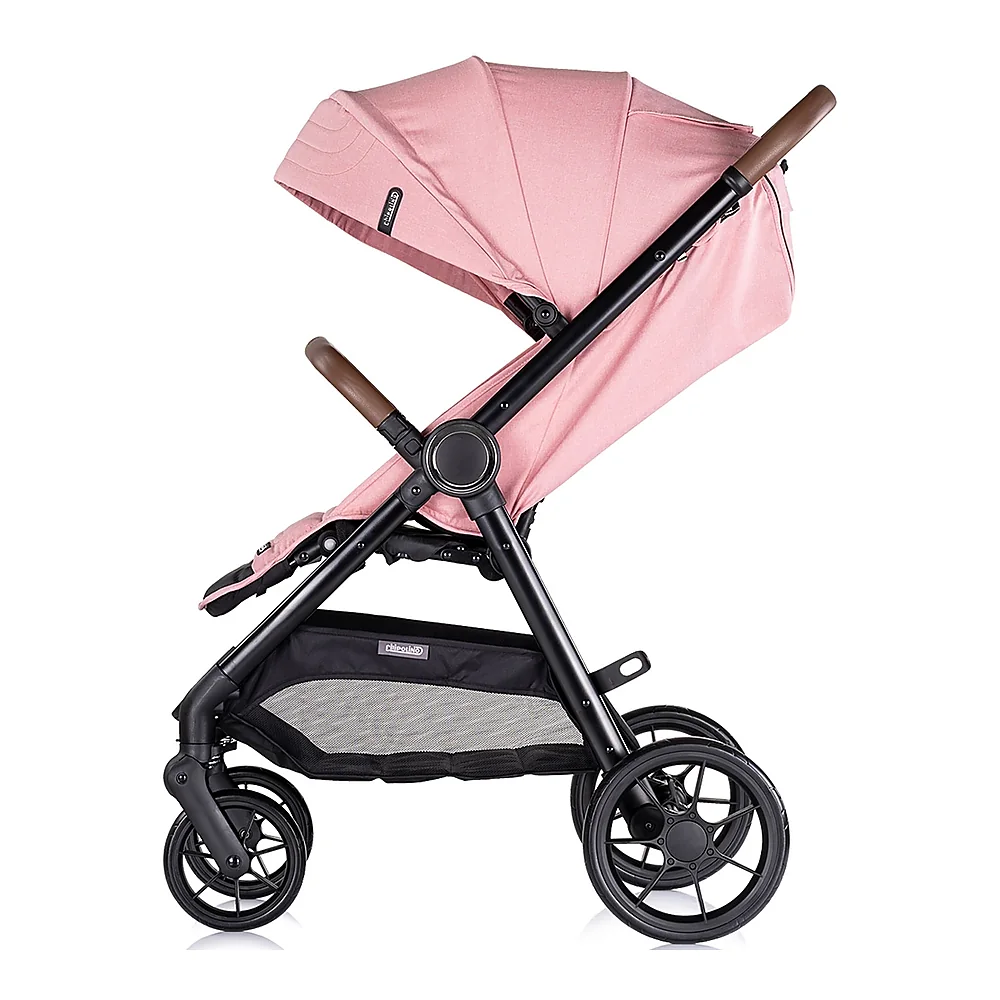 Carucior sport Chipolino Ultera cu husa picioare, Pink marshmallow [2]