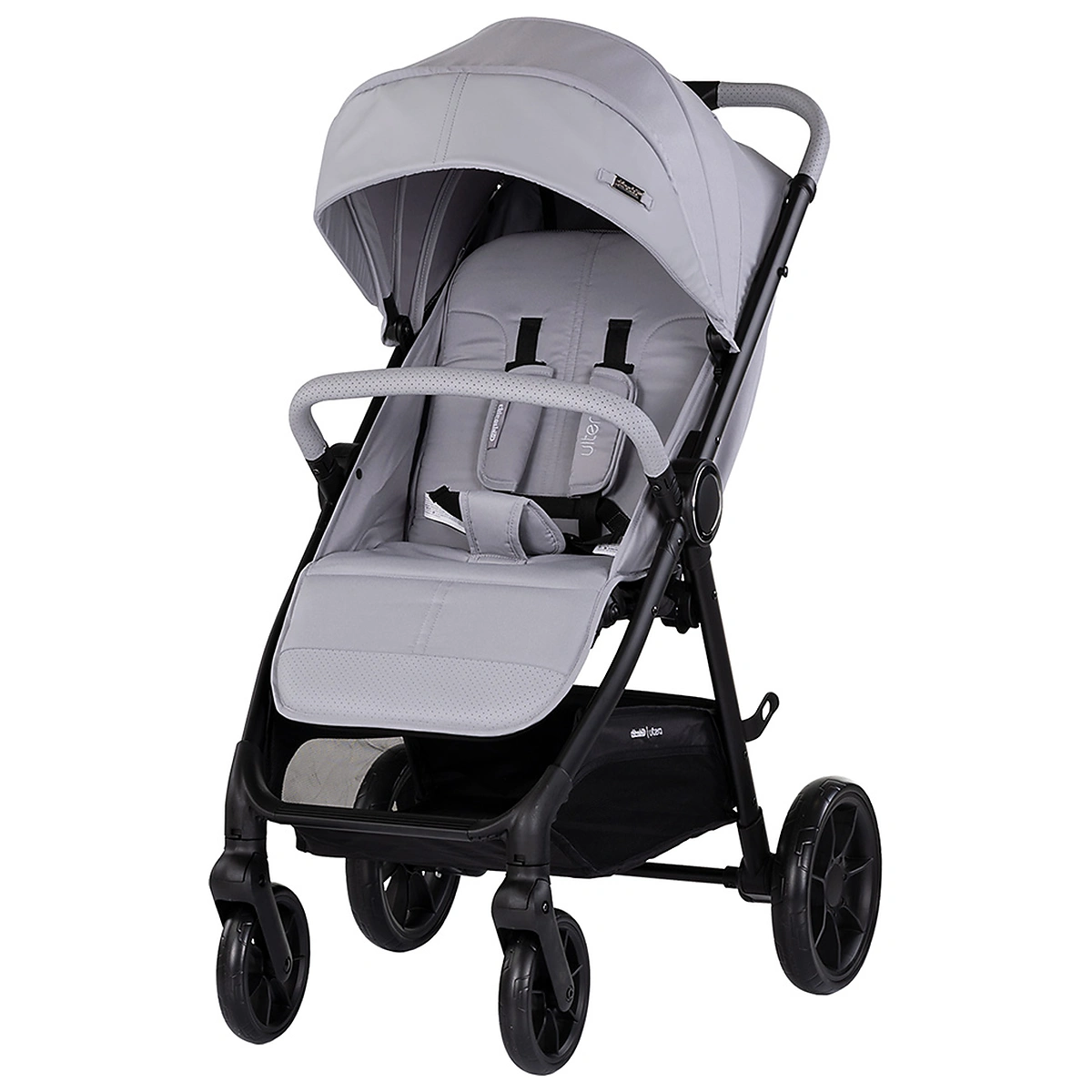 Carucioare sport - Carucior sport Chipolino Ultera, pana la 22 kg, cu husa picioare, pliere cu o singura mana, Platinum