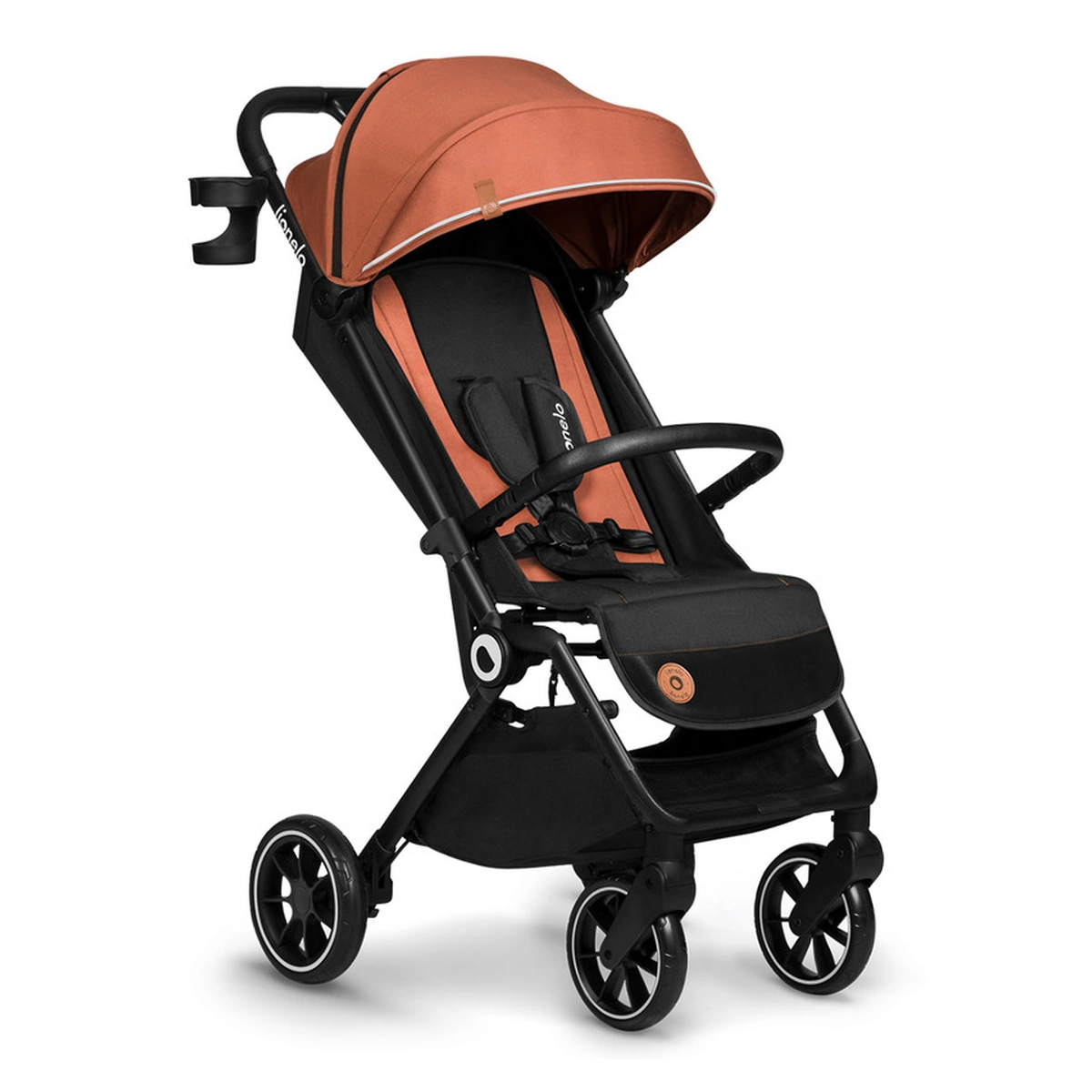 Carucioare - Carucior sport Cloe, 6luni+, Cu accesorii, Cadru din aluminiu, 0-22 kg, Usor, Pliabil cu o singura mana, Ideal pentru toate tipurile de suprafete, Maro