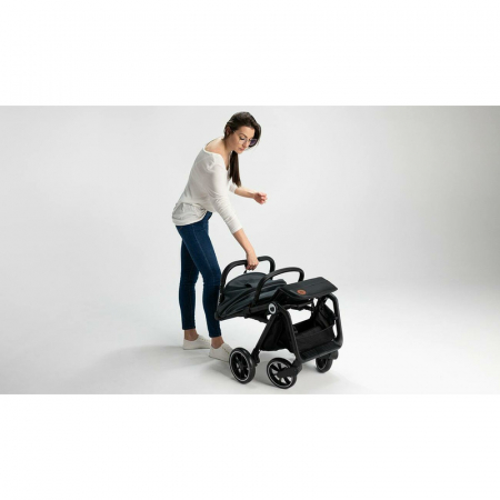 Carucior sport, Lionelo, Cloe, Cu accesorii, Pliere compacta pentru avion, cu o singura mana, 6 luni+, Verde Smarald [29]