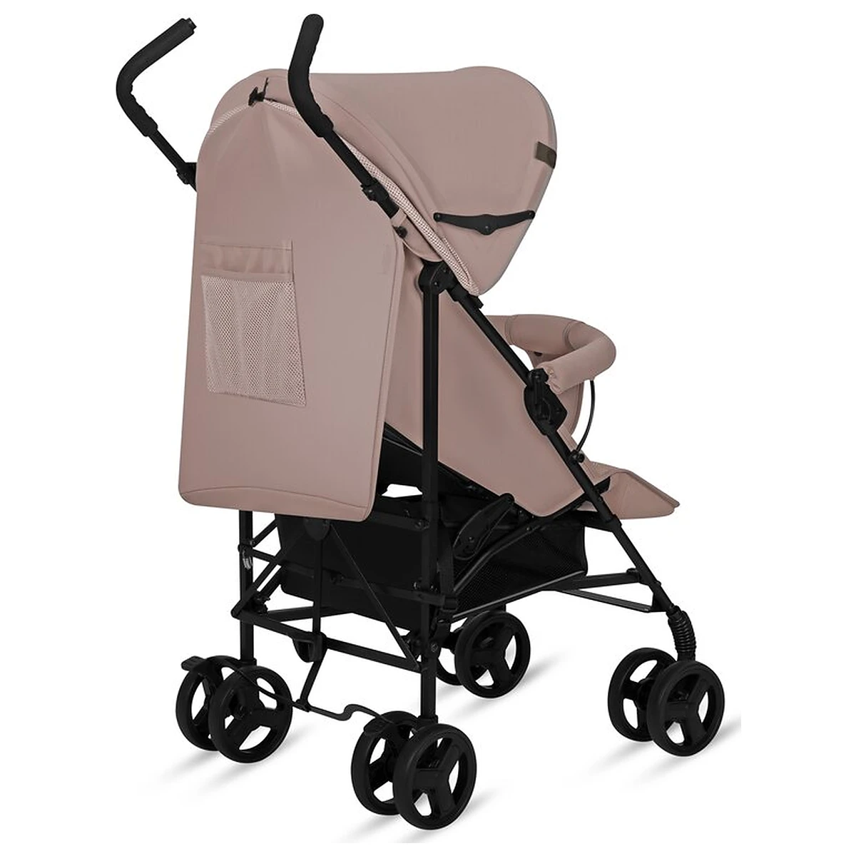 Carucior sport, Lionelo, Elia, Cu plasa de tantari, Suport de picioare reglabil, Spatar ajustabil in 4 pozitii, Capotina XXL, Pliere tip umbrela, Capacitate 15 kg, 6 luni+, Bej Taupe [8]