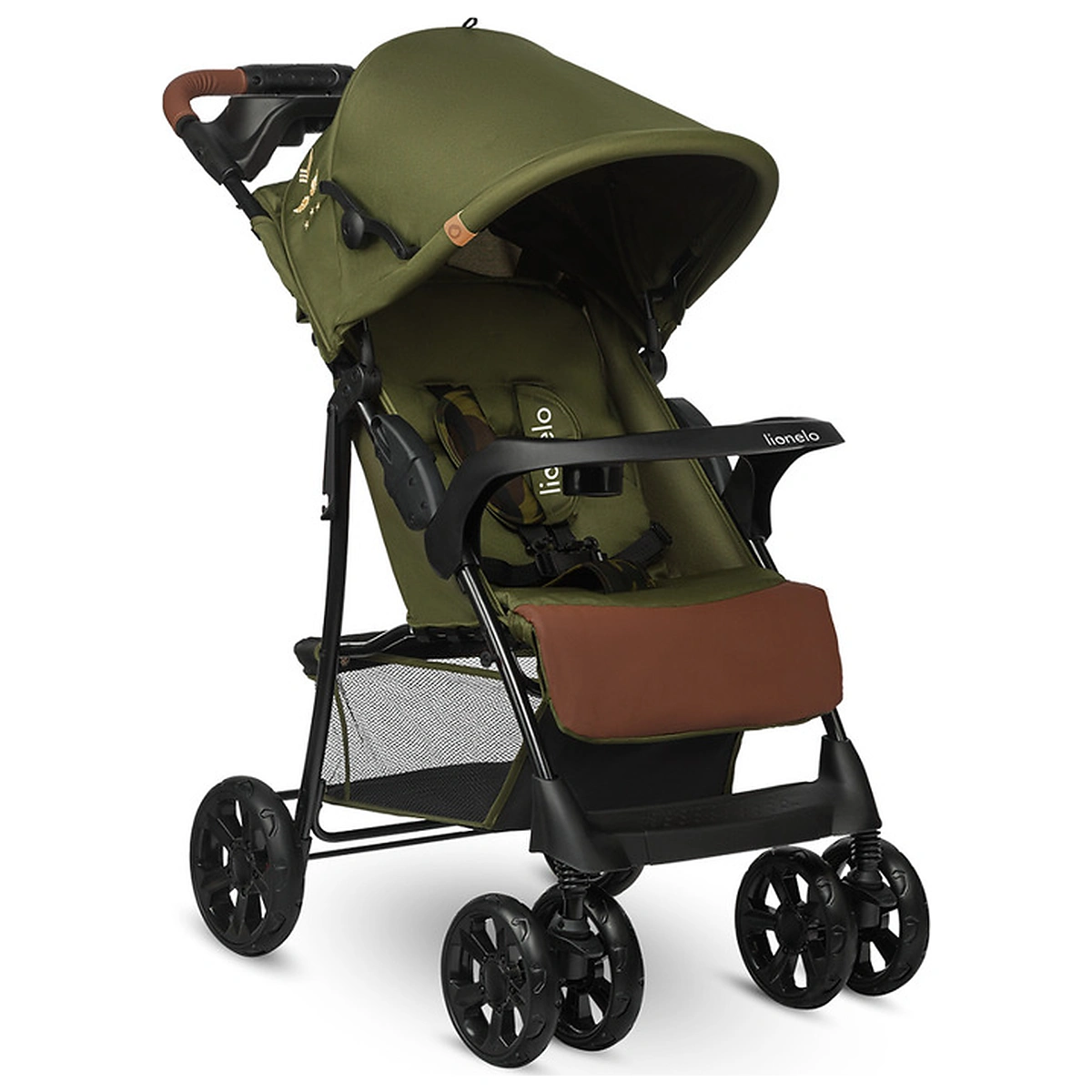 Carucioare sport - Carucior sport, Lionelo, Emma Plus, Geanta accesorii, Forest Green 6 luni