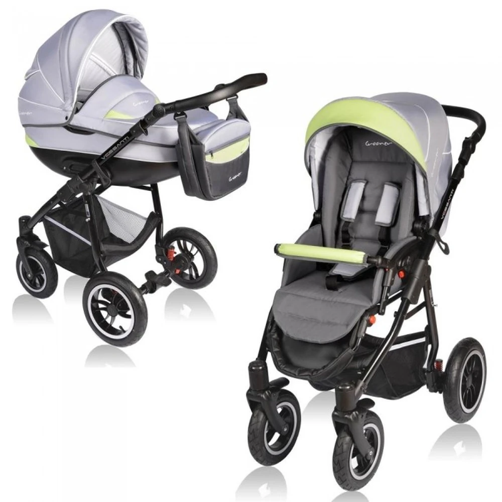 La plimbare - Carucior VESSANTI Crooner 2 in 1 - Green/Gray