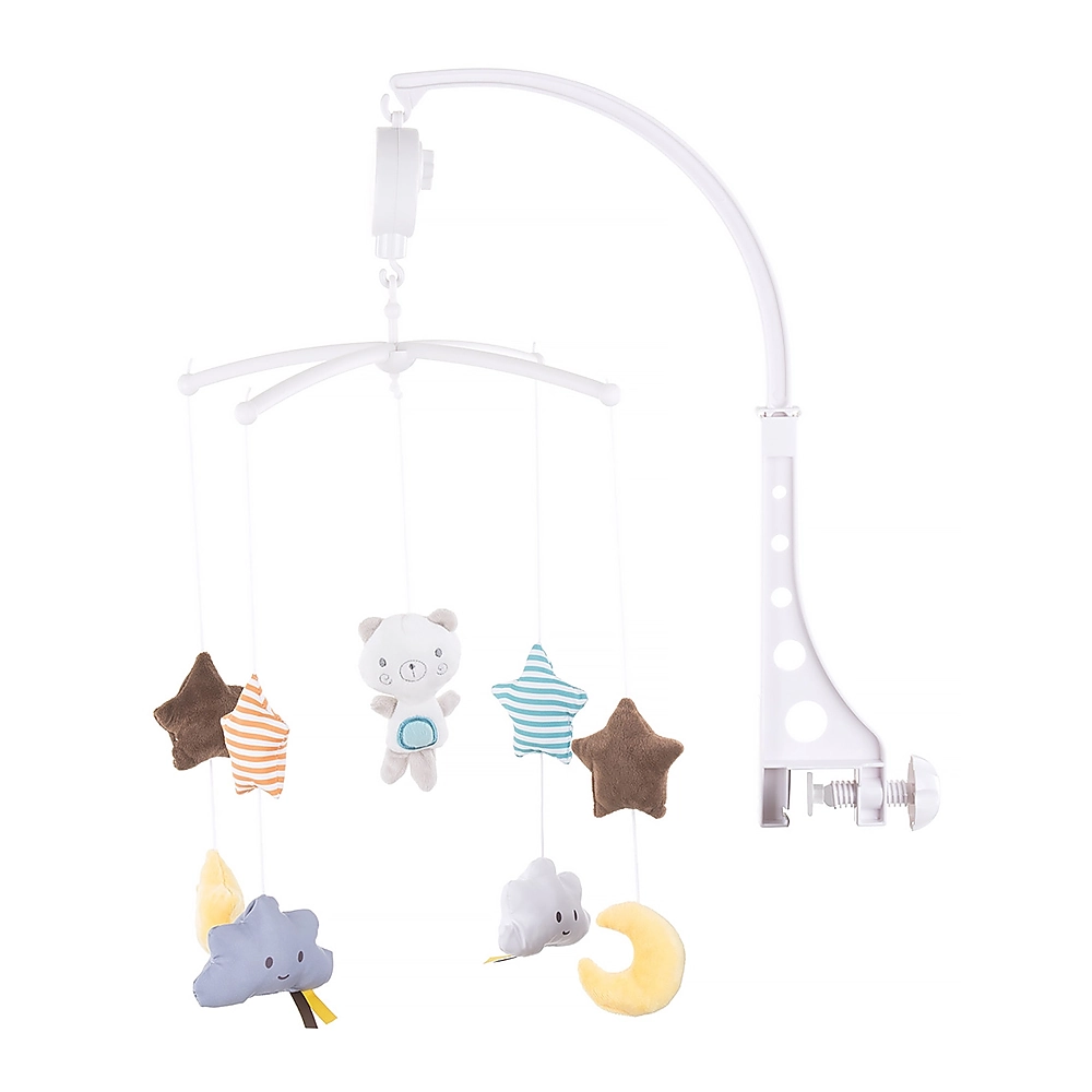 Jucarii bebelusi - Carusel muzical pentru patut Chipolino Bear and The Stars