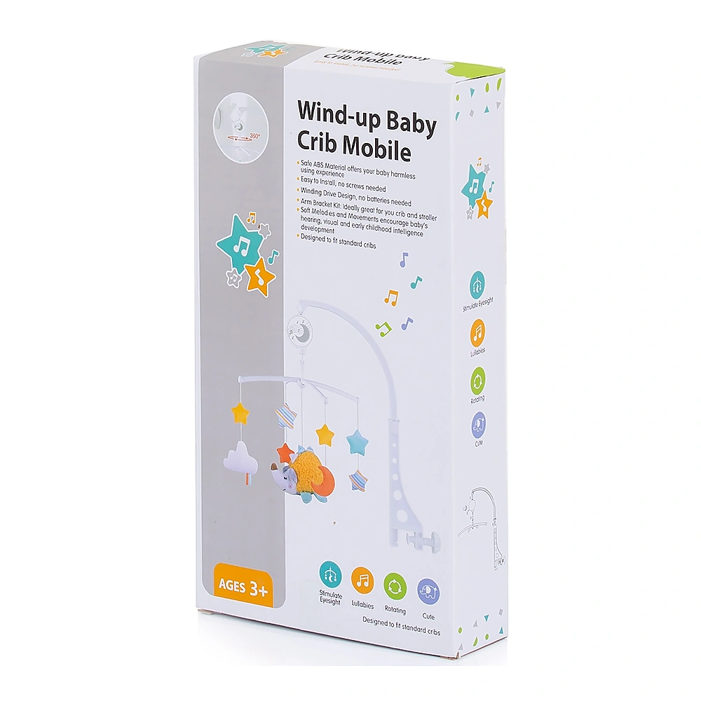 Carusel muzical pentru patut Chipolino Pink elephant [1]