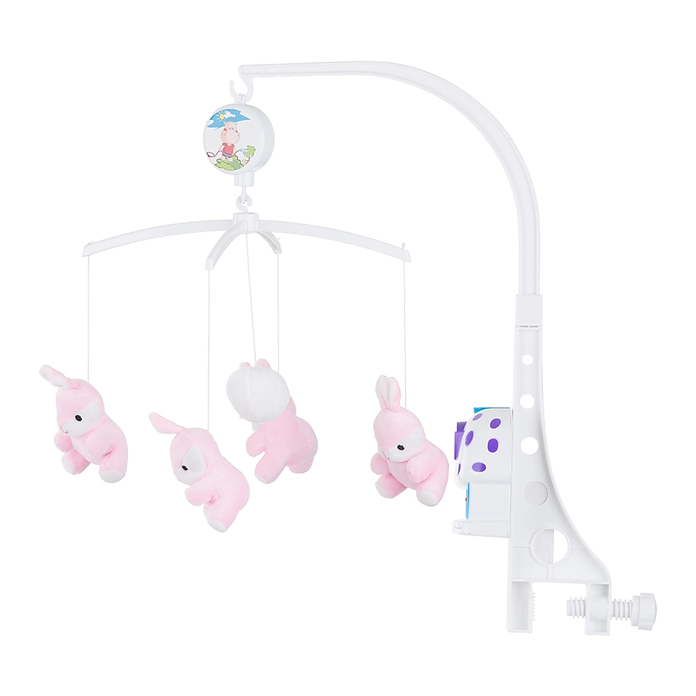 Carusel muzical pentru patut Chipolino Pink rabbits [0]