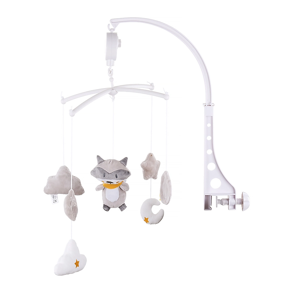 Jucarii bebelusi - Carusel muzical pentru patut Chipolino Raccoon