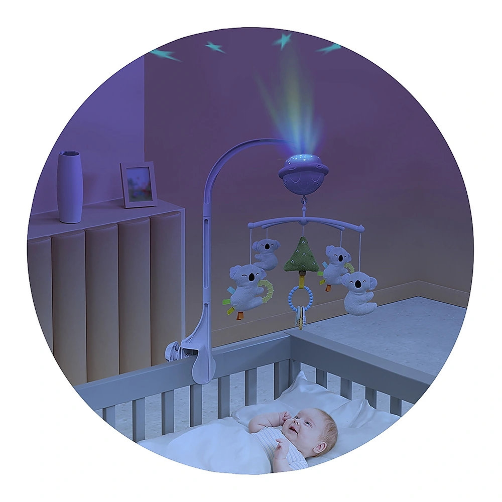 Carusel muzical pentru patut cu proiector Chipolino Koala [1]