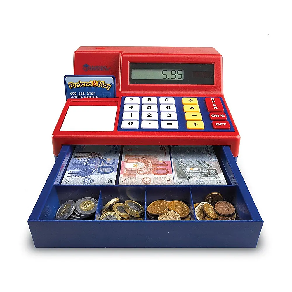 Supermarket - Casa de marcat (Euro) de la Learning Resources