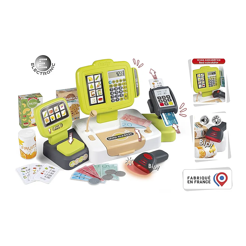 Casa de marcat Smoby Large Cash Register verde [1]