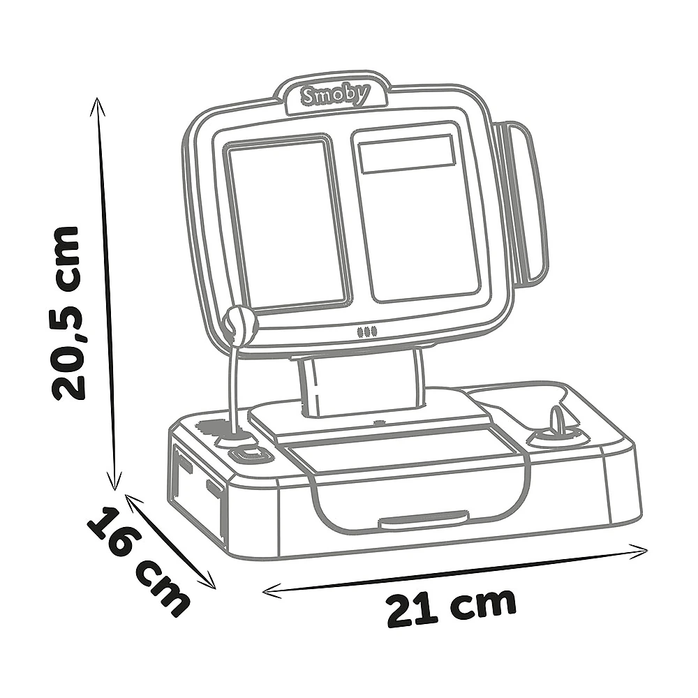 Casa de marcat Smoby Small Cash Register verde [3]