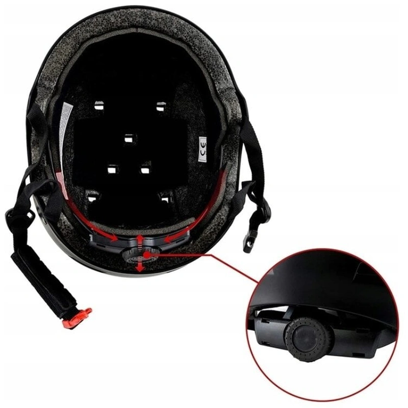 Casca pentru copii, Lionelo, Reglabila 50-56 cm, Din ABS si EPS, Alb [14]