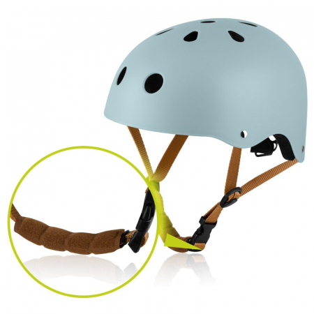 Casca pentru copii, Lionelo, Reglabila 50-56 cm, Din ABS si EPS, Albastru [1]