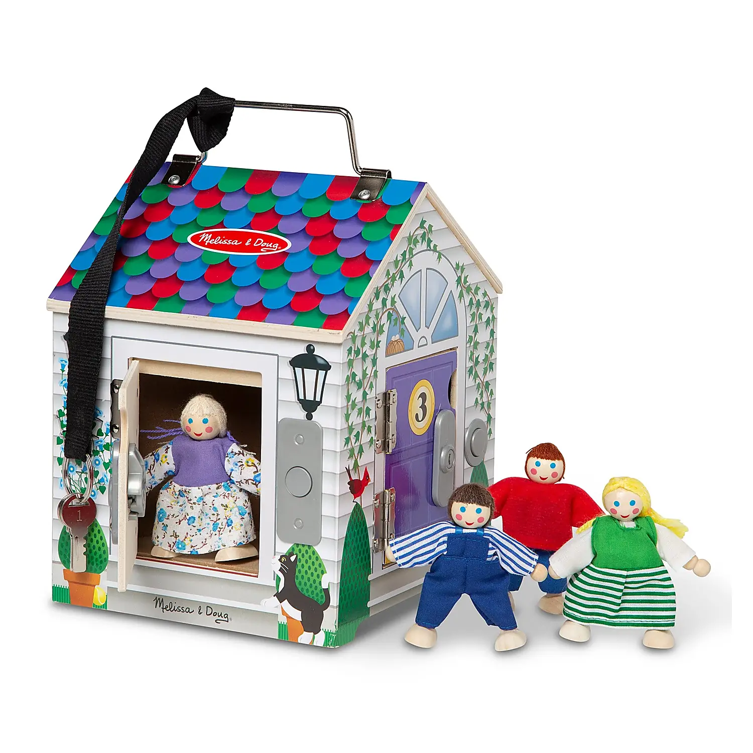 Casuta din lemn cu sonerie Melissa and Doug [0]