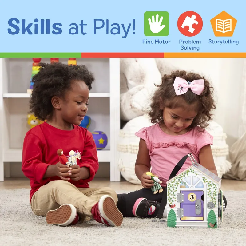 Casuta din lemn cu sonerie Melissa and Doug [4]