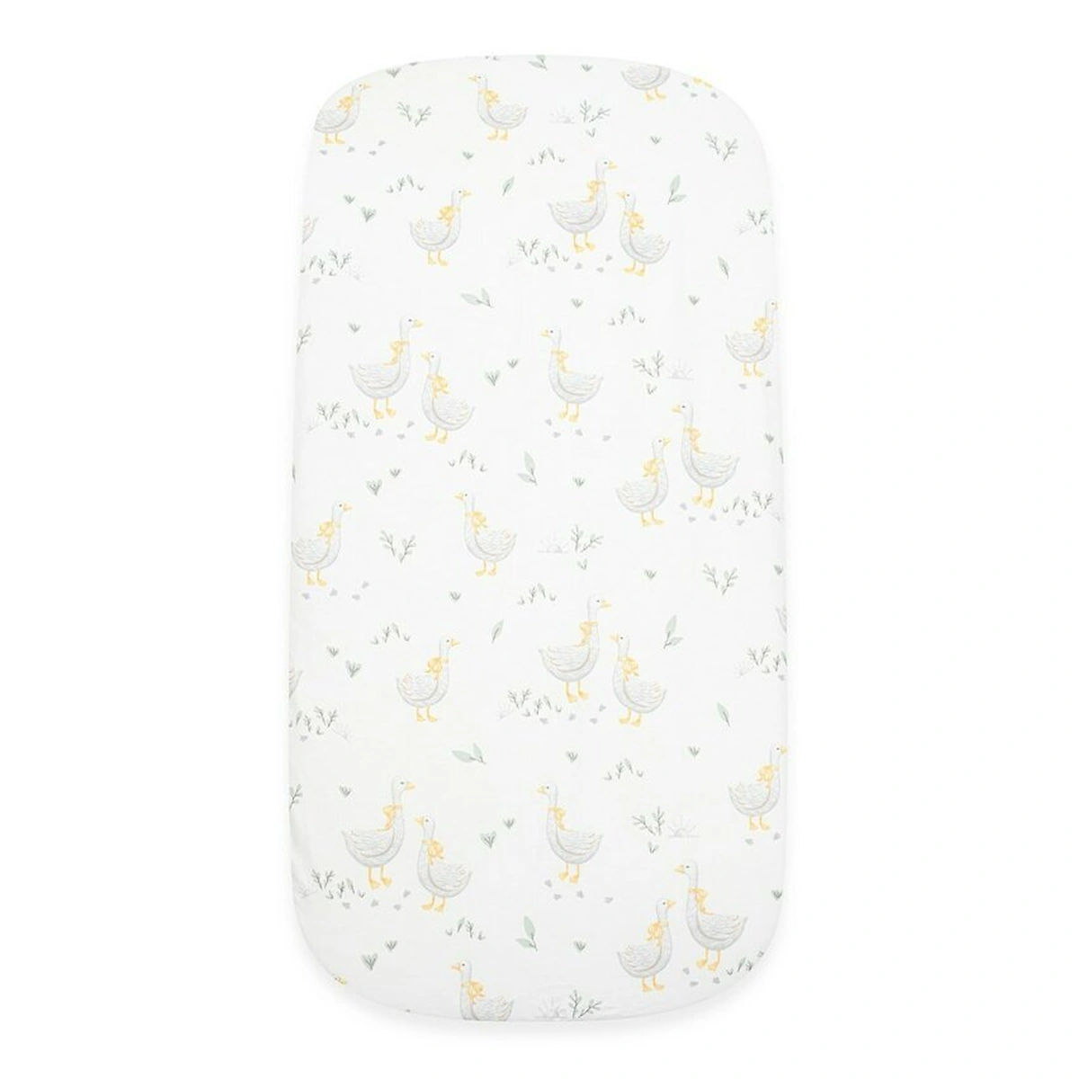 Asternuturi pentru patut - Cearceaf cu elastic, New Baby, Pentru landou, bumbac 100%, 35 x 75 cm, Goose