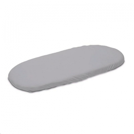 Camera copilului - Cearceaf cu elastic, New Baby, Pentru landou, Din Bumbac, 35 x 75 cm, 0 luni+, Grey